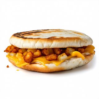 Arepa Chicharrón Con Queso