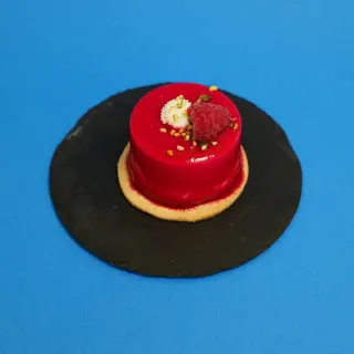 Monoporzione cioccolato bianco e lampone
