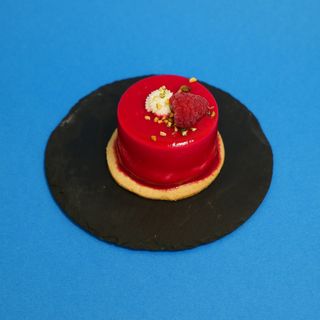 Monoporzione cioccolato bianco e lampone