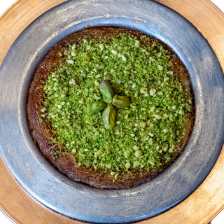 Kounafa Fromage et Pistache au Charbon