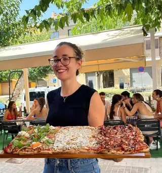 Pizza Rectangular Para Cuatro