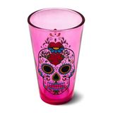 Bicchiere Calavera rosa