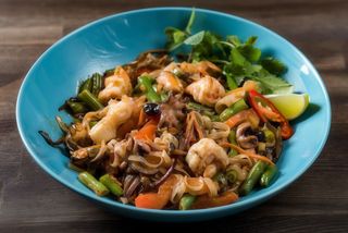 Рисова локшина з морепродуктами (300г)