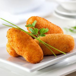 Croquetones caseros de pollo con jamon4 uds.)