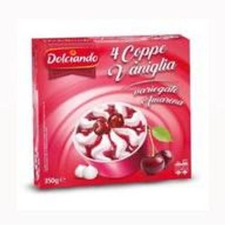 Box 4 pezzi coppe vaniglia amarena