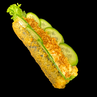 Salsa z awokado z krewetką w panko