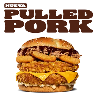 Pulled Pork & Onion Doble Pollo