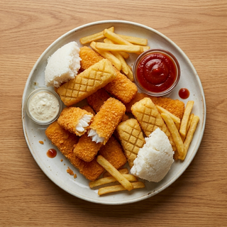 Fish Fingers & Ugali Chips