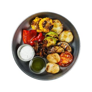 Овочі гриль з соусом Песто (280г.)