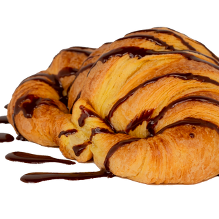 croissant relleno de chocolate