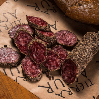 Salchichon De Ciervo A La Pimienta Tierra Astur (350 Grs.) (11105)