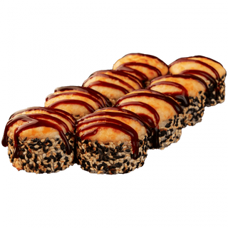 Запечений рол з вугром та омлетом