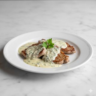 Escalopines al Cabrales