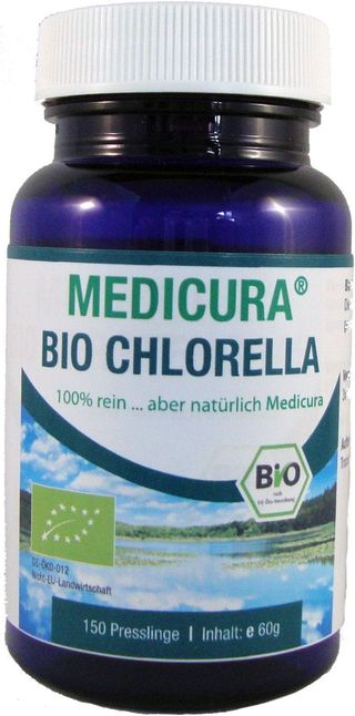 Chlorella w pastylkach BIO 60 g (150 szt.) Medicura