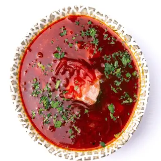Борщ український з реберцями (350г)