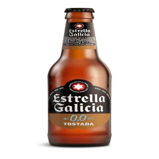 Cerveza Estrella Galicia 0,0 tostada (330 ml.)