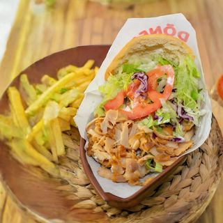 Pita Kebab pollo o ternera o mixto