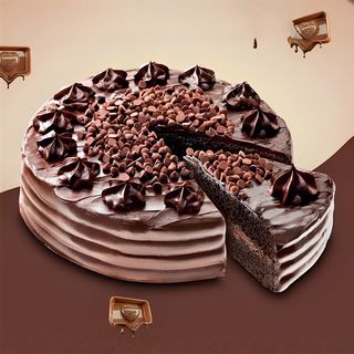 Bolo de Chocolate Imperador - Fatia