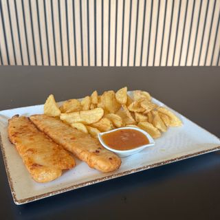 Fish and chips doppio