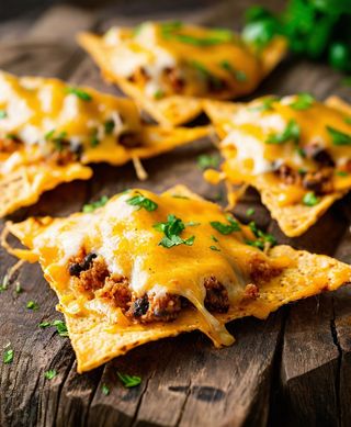 Triangoli nachos e formaggio - 4 pezzi