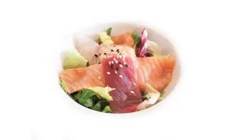 25 Sashimi salad