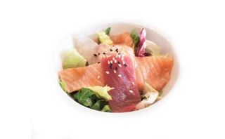 25 Sashimi salad