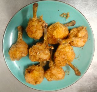 Bolas De Pollo Fritas