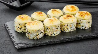 Рол Запечений з крабовим міксом