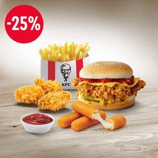 ექსკლუზიური სეტი  ჩიზბურგერი