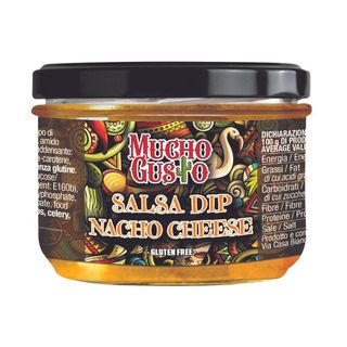 MUCHO GUSTO SALSA DIP NACHO CHEESE GLUTEN FREE 220g