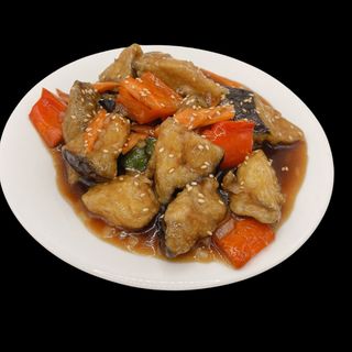 melanzane tofu（茄子豆腐）