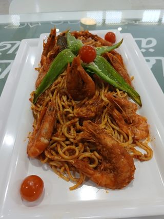 Spaghetti crevette
