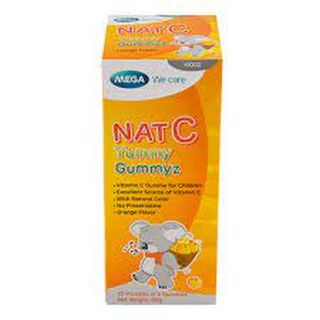 Nat C Yummy Gummies 125Mg 25S