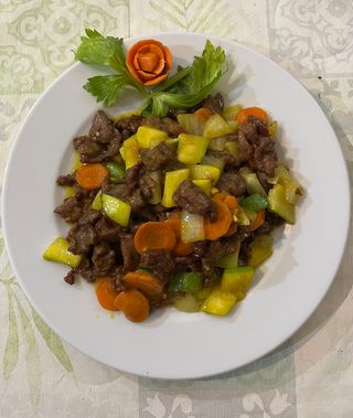 Ternera con Salsa de Curry