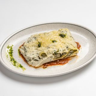 Canelones de Ricotta y Espinaca