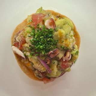 Tostada de pulpo