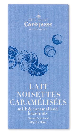Café-Tasse белгийски шоколад - млечен със сол и карамел (85г)