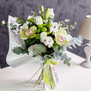 Buchet Alb-Verde (2239)