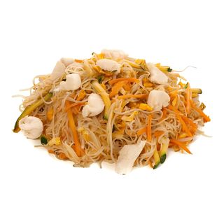 373 Spaghetti di riso con pollo