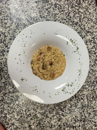 Risotto con setas porcini 
