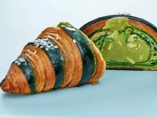 Croissant con pistacchio