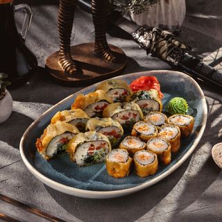 გამომცხვარი ბოსტნეულის როლი + კაპა მაკი