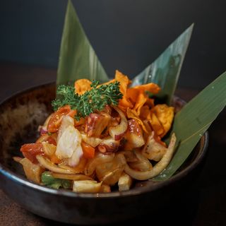 CEVICHE de pulpo y lubina