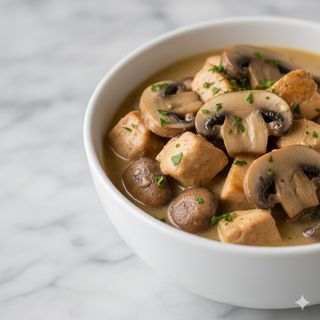 Pollo Con Champiñones