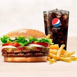 Meniu burger de lux (vita) simplu