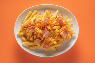 Кранч-бокс сирний з беконом