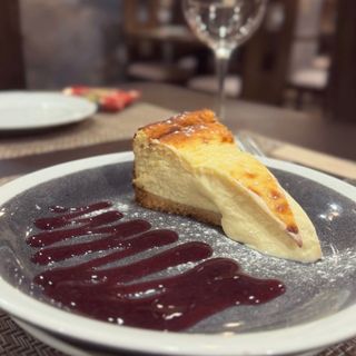 Tarta de queso cremosa casera 