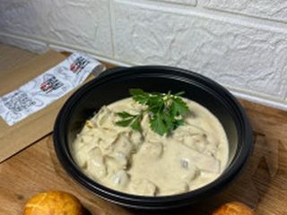 Вершкові рапани з печерицями (240г)