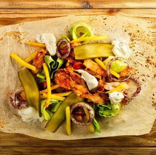 Shaorma amestec mare