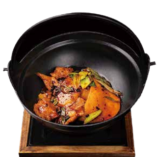 999. Scodella di fuoco con manzo e patate